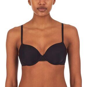DKNY Womens Underwire Sexy T-Shirt Bra Black 32C